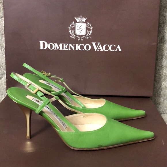 DOMENICO VACCA HEELS SANDALS SIZE 38 - Picture 1 of 8